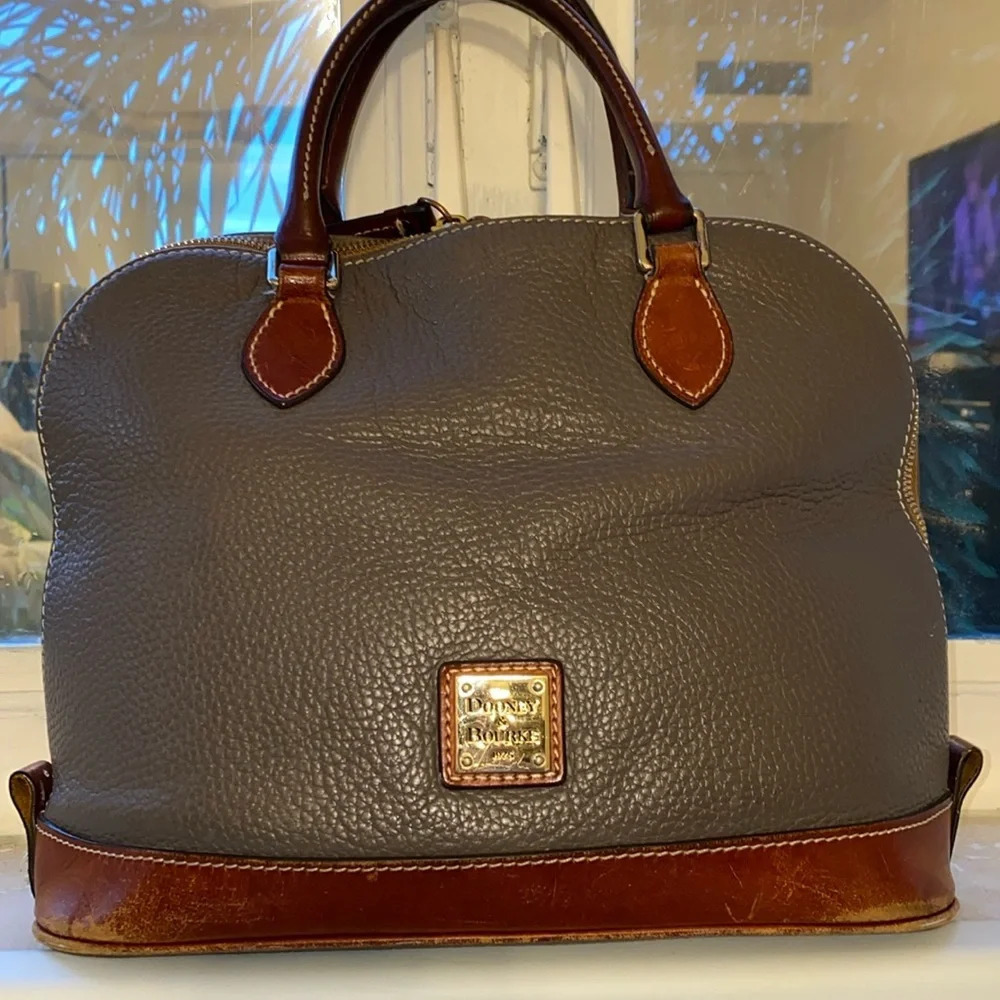 Dooney & Bourke Pebble Grain Zip Zip Satchel